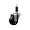 Service Caster 3'' SS Soft Rubber Wheel Swivel 1-1/8'' Expanding Stem Caster SCC-SSEX20S314-SRS-118 - alternate 1